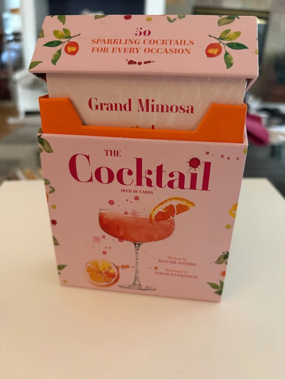 The Cocktail Deck of Cards - Pink Sparkling Cocktail Recipe Cards